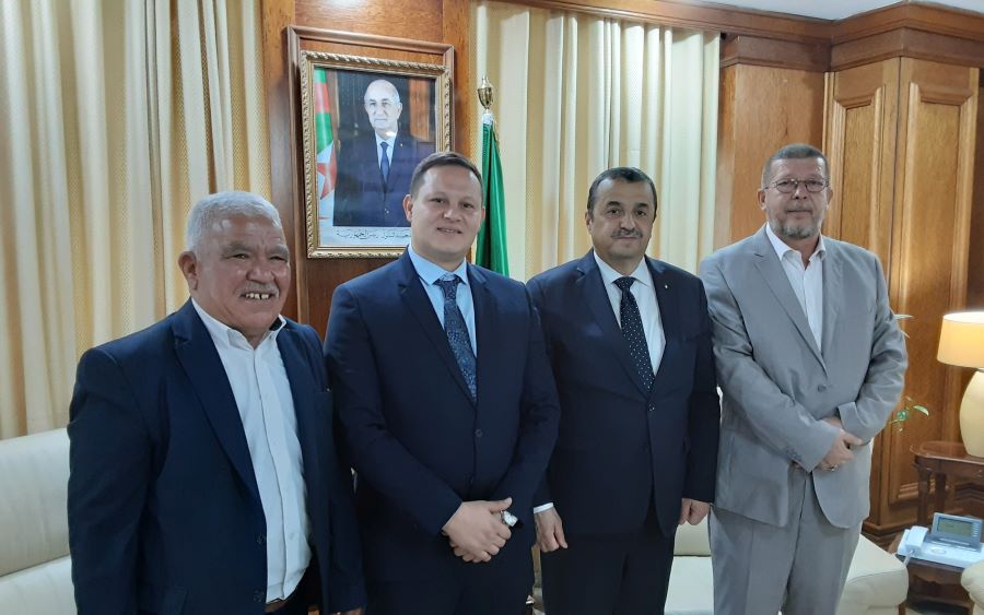 محمد عرقاب في نشاط استقبال
