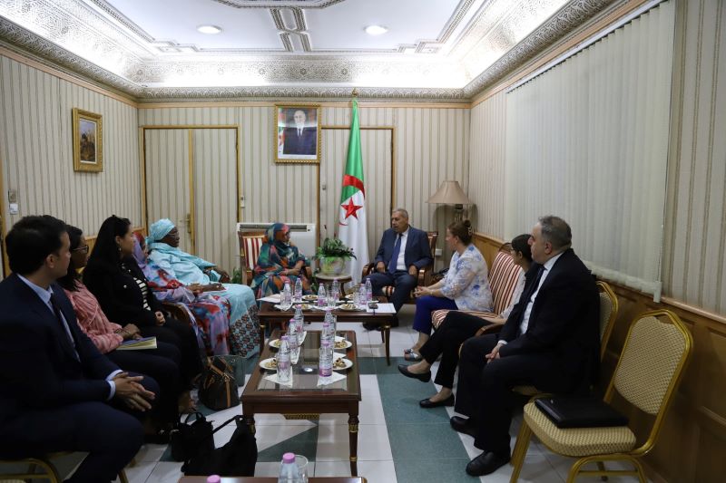 وفد موريتاني بوزارة العدل