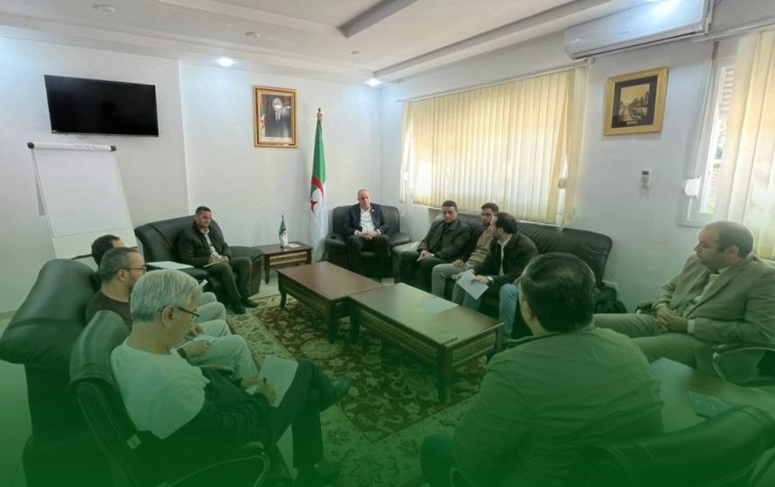 سليمان عبدوش في اجتماع مع بن براهم